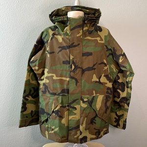 Military BDU Camo Weatherproof Jacket